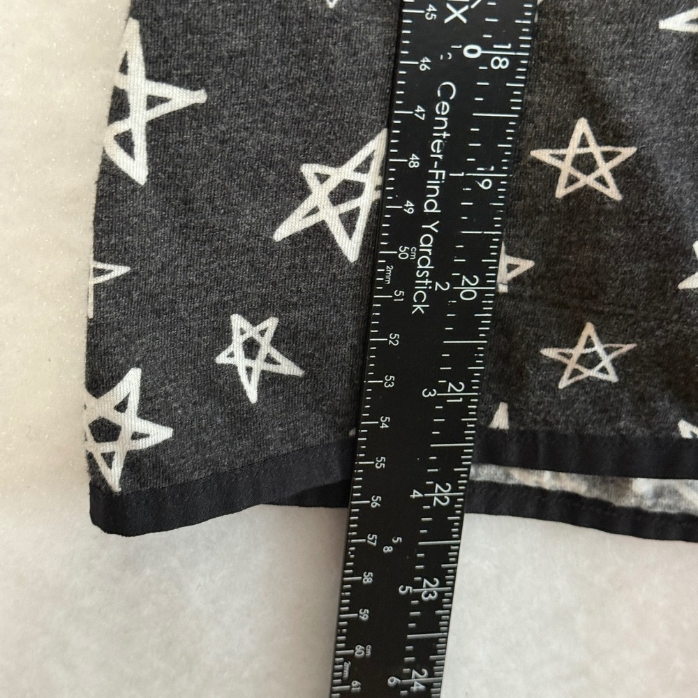 SO So Juicy Kids Youth Perfect Zip Up Hoodie Gray White Star Print Size 14 - Picture 6 of 8